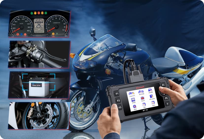 iCarsoft Professional Multi-Systems Motorcycle Diagnostic tool