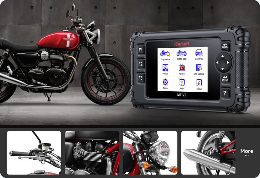 iCarsoft Professional Multi-Systems Motorcycle Diagnostic tool