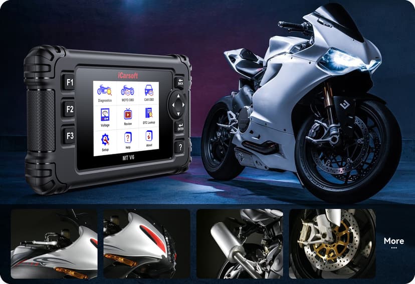 iCarsoft Professional Multi-Systems Motorcycle Diagnostic tool