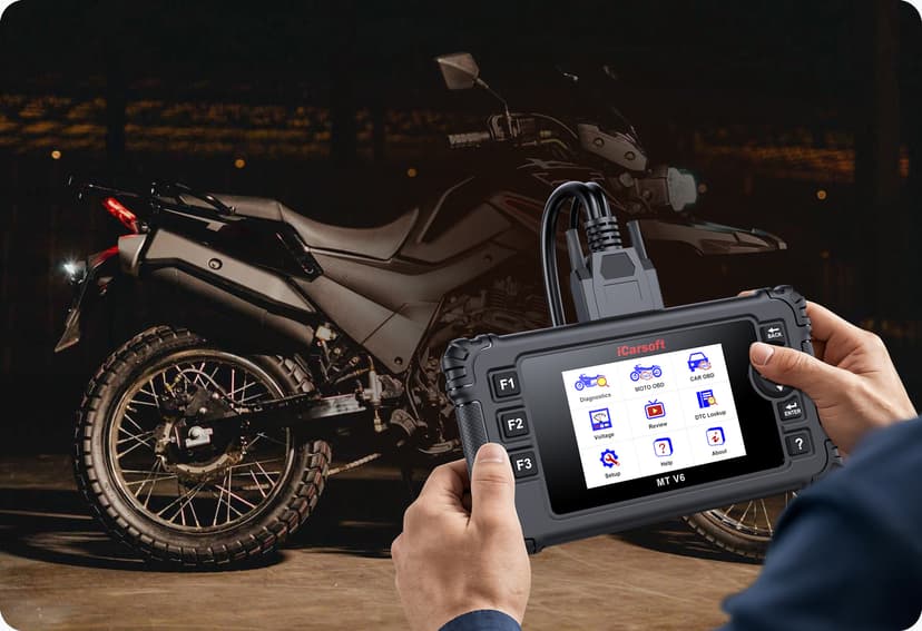 The MT V6 supports all systems diagnose.