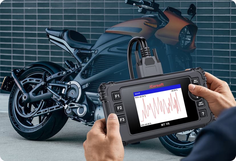 The MT V6 supports all systems diagnose.