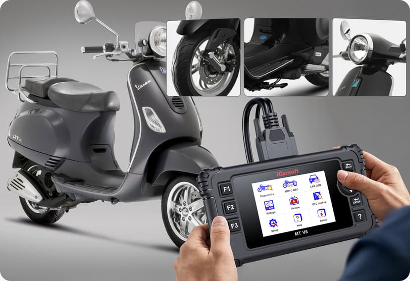 iCarsoft Professional Multi-Systems Motorcycle Diagnostic tool