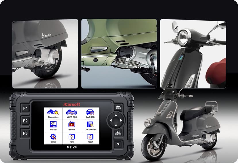 The MT V6 supports all systems diagnose.