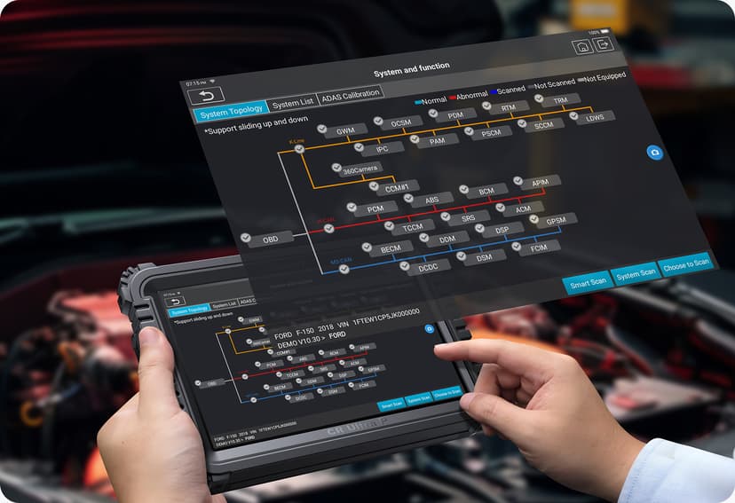 CR Ultra P supports Topology Mapping.