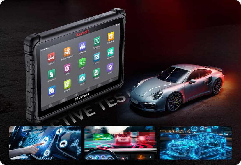 iCarsoft CR Unicorn S supports powerful Bi-directional control/Active Tests