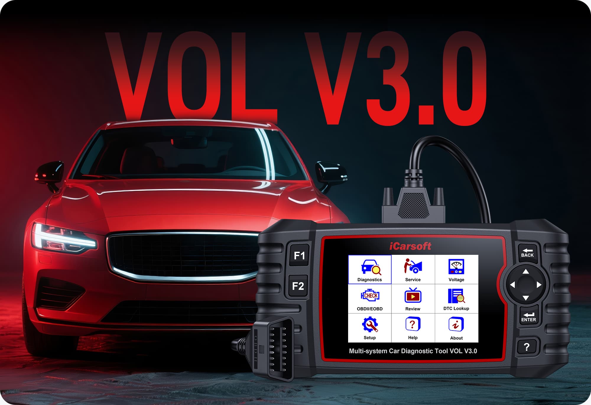 Introducing iCarsoft VOL V3.0: The Ultimate Diagnostic Tool for Volvo & SAAB