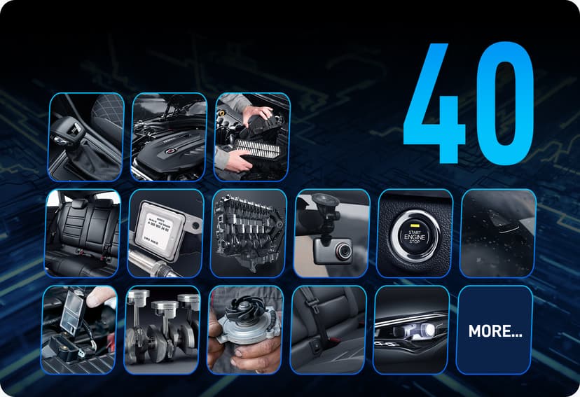 40 High level service functions for professional technicians