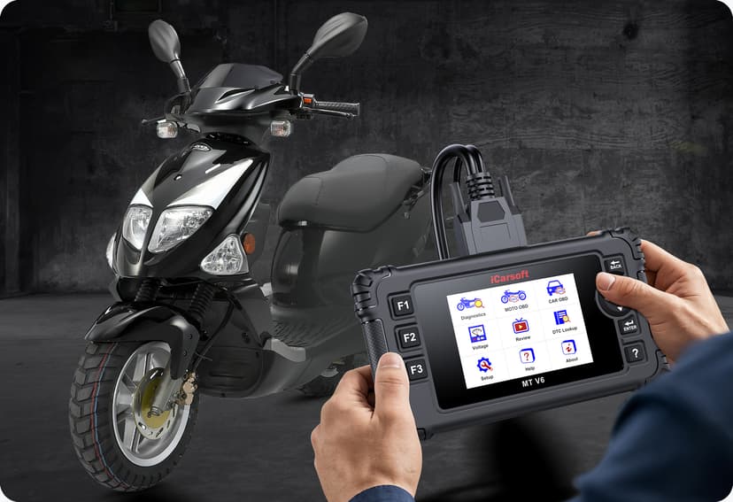 The MT V6 supports all systems diagnose.