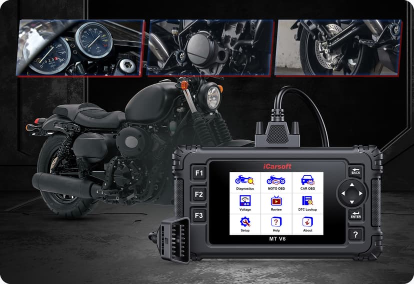 iCarsoft Professional Multi-Systems Motorcycle Diagnostic tool