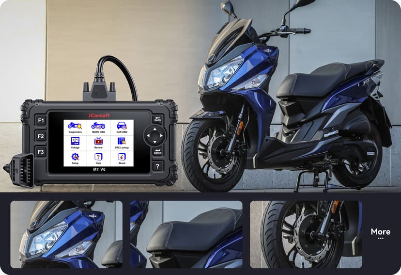 iCarsoft Professional Multi-Systems Motorcycle Diagnostic tool