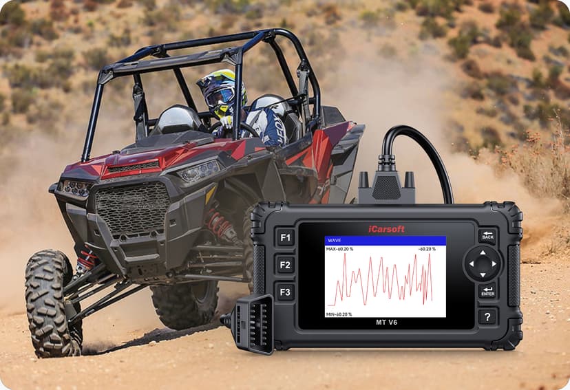 The MT V6 supports all systems diagnose.