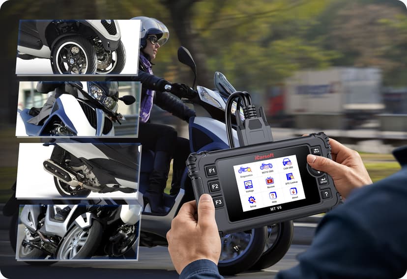 iCarsoft Professional Multi-Systems Motorcycle Diagnostic tool
