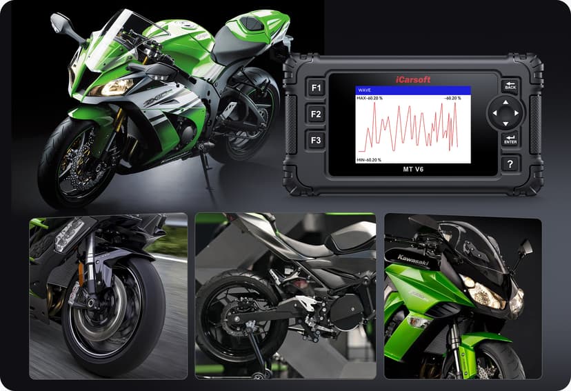 The MT V6 supports all systems diagnose.