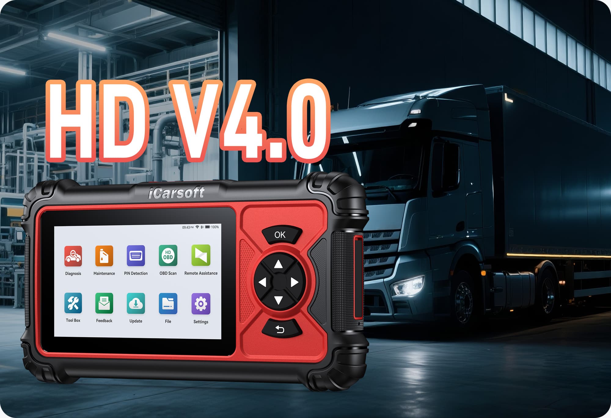 iCarsoft HD V4.0: The Ultimate Multi-System Heavy Duty Vehicle Diagnostic Tool for 2025