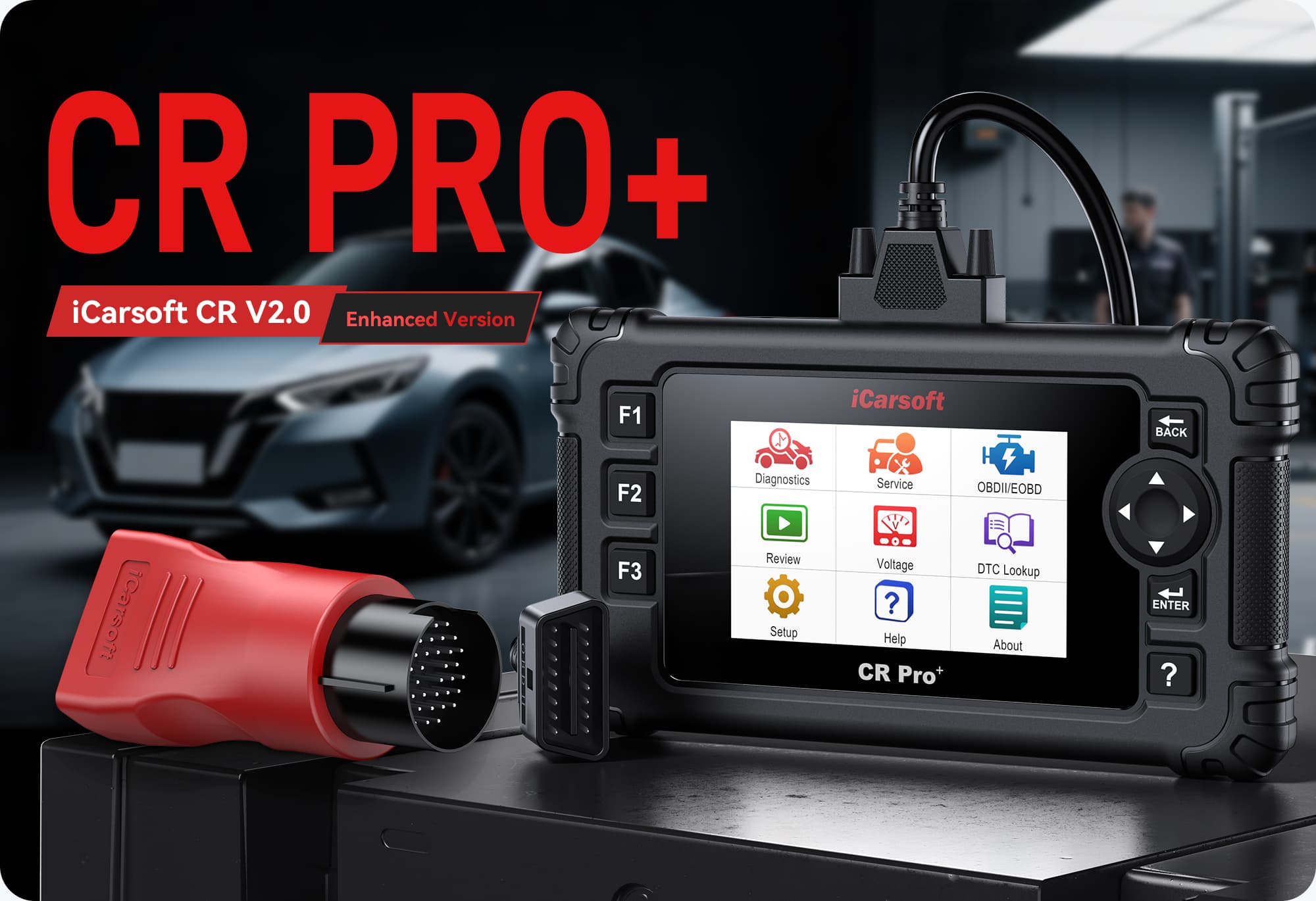 Introducing the iCarsoft CR Pro+ Enhanced Version: The Ultimate Diagnostic Tool with Extra Power & Convenience