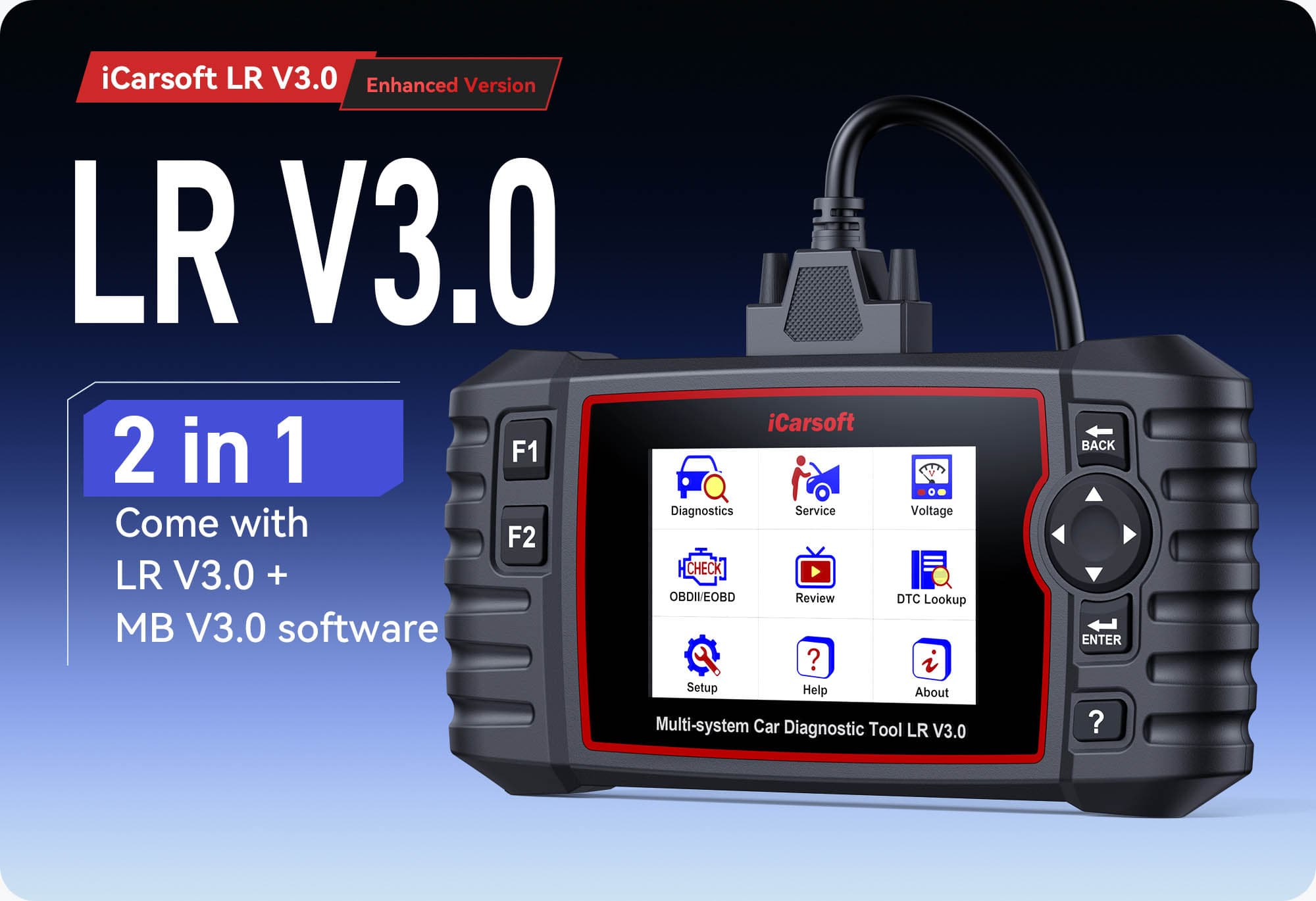 Meet the New iCarsoft LR V3.0 Enhanced Version – Ultimate Diagnostic Tool for Land Rover &amp Jaguar Enthusiasts