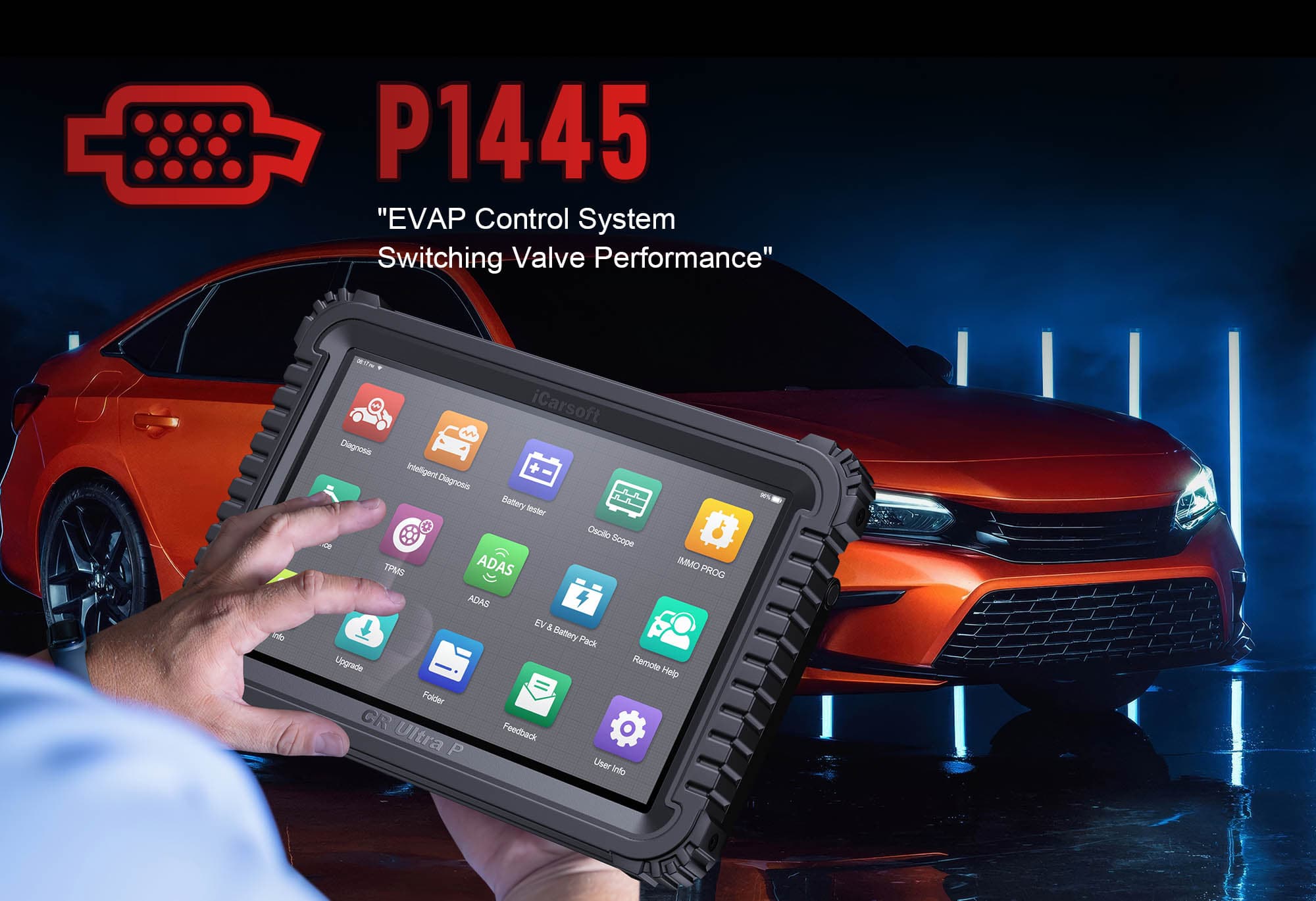 Understanding Error Code P1445: EVAP Purge Flow Sensor Input High — A Complete iCarsoft Guide