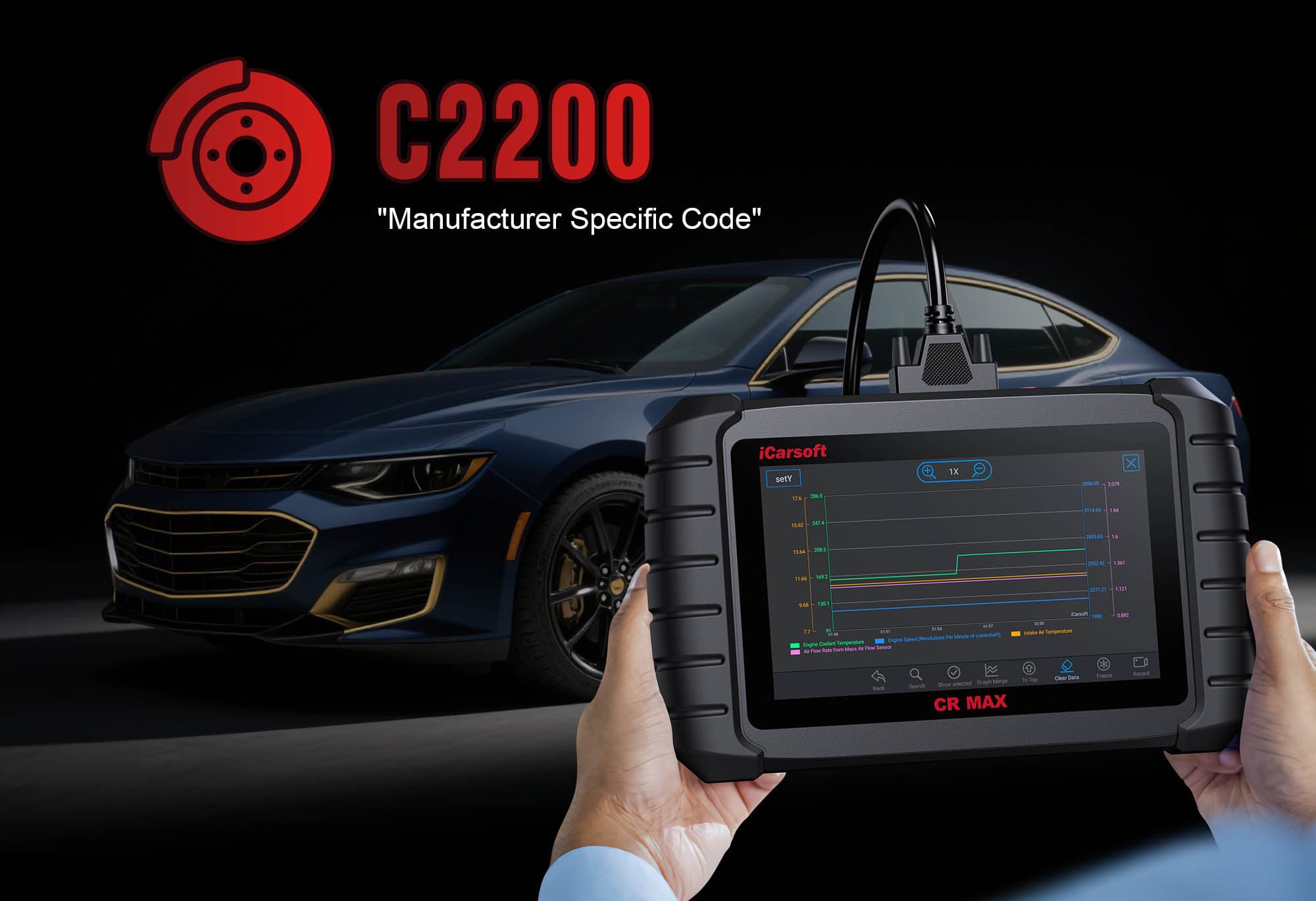 Diagnose & Clear C2200 with iCarsoft CR MAX