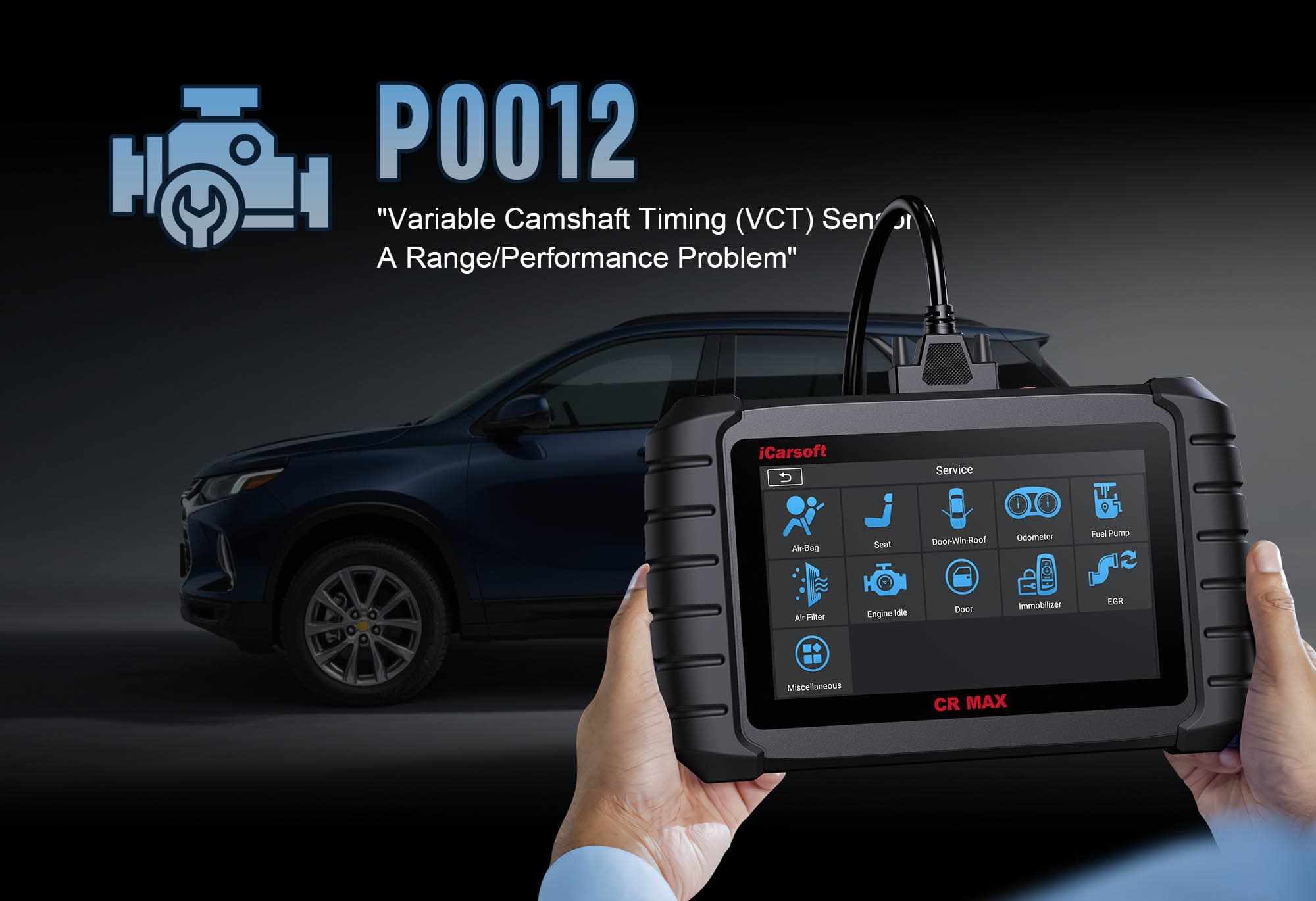 Diagnose & Clear P0012 with iCarsoft CR MAX