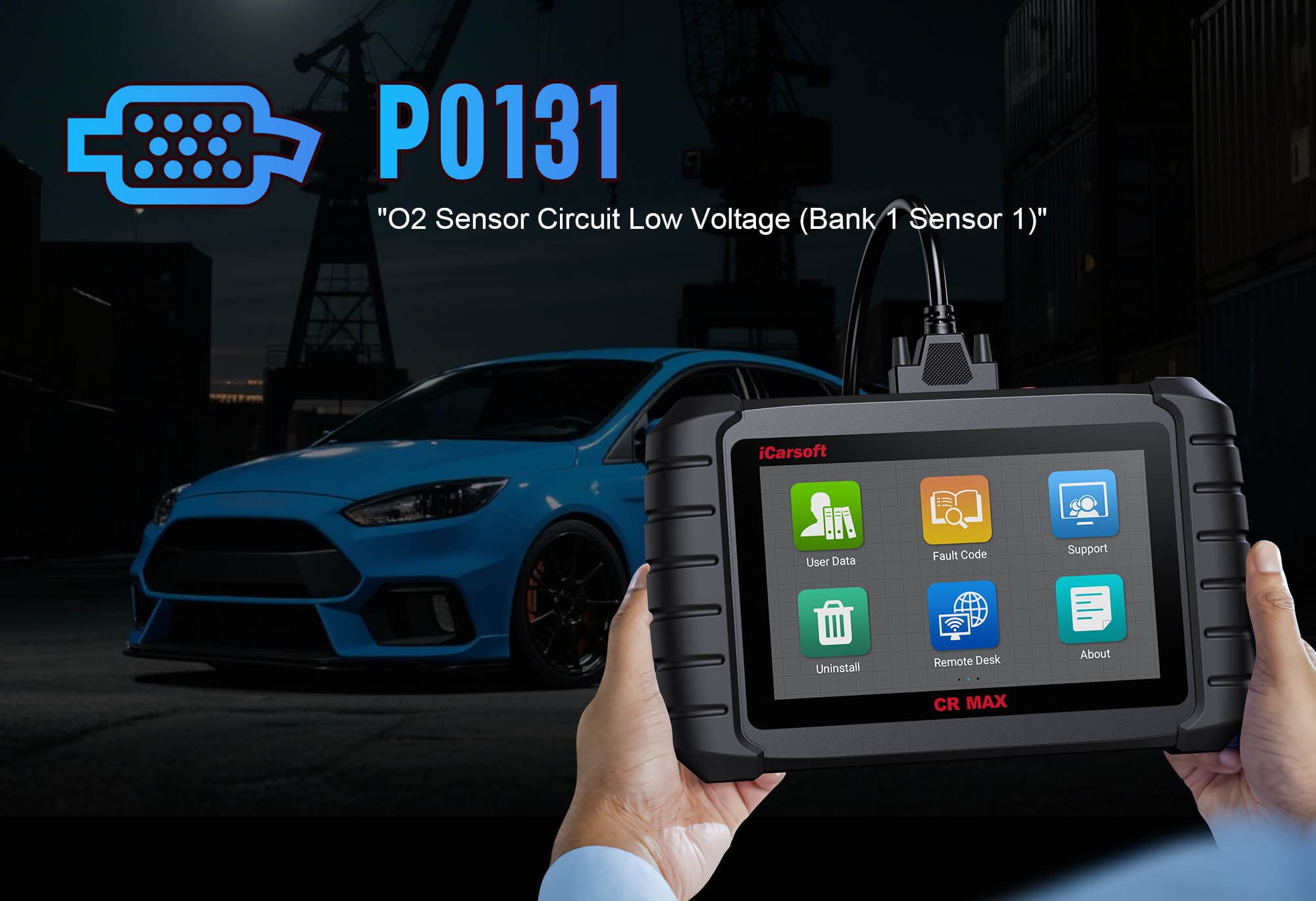Diagnose & Clear P0131 with iCarsoft CR MAX