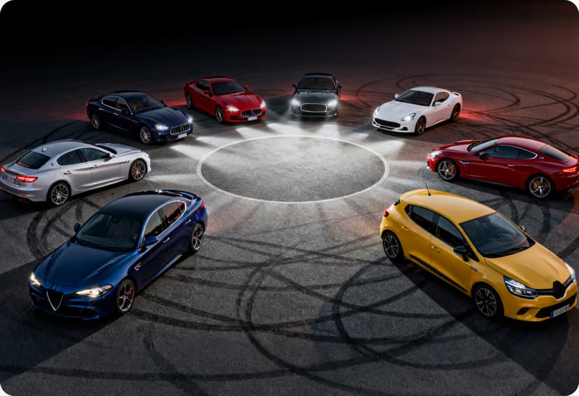 French and Italian vehicle coverage: